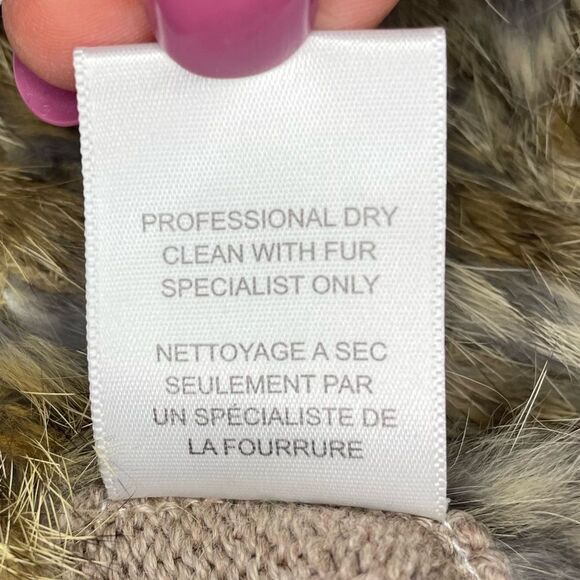 Joie Rabbit Fur Vest size Medium - Picture 10 of 15